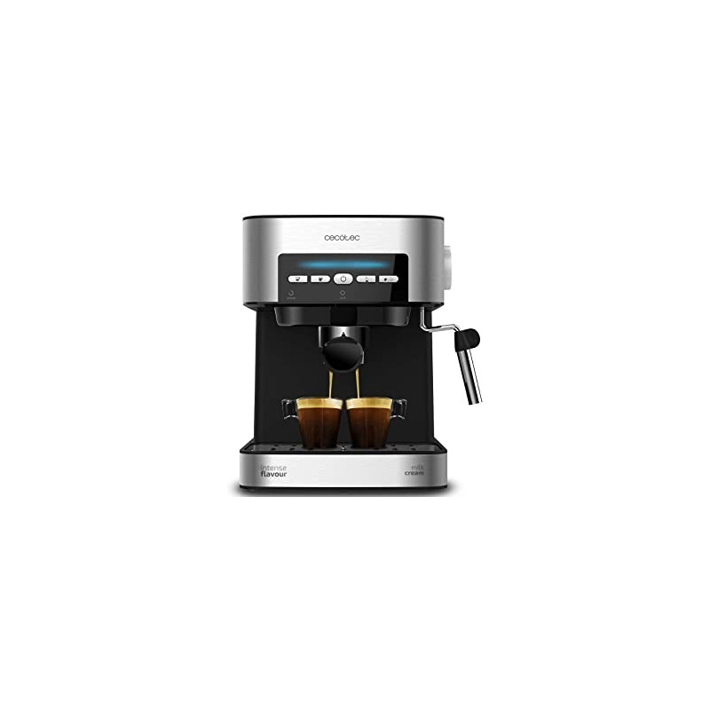 Cecotec Cafetera Express Barista Power Espresso 20 Barista Maestro. 2250 W,  20 Bares, Manometro y 2